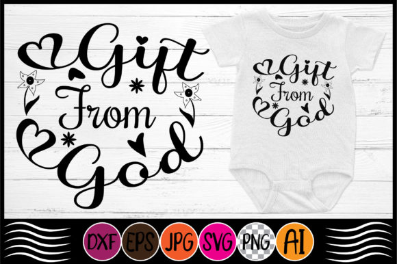 Gift from God SVG Design: A Designer's Review for Embroidery