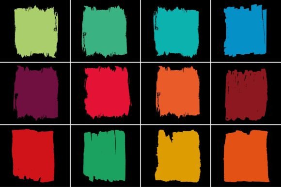 Ink Paint Brush Stroke Mask Frame Vector Review