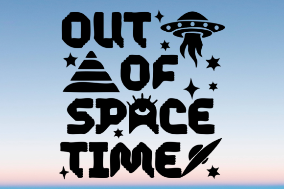 Out of Space Time UFO Astronaut SVG Review