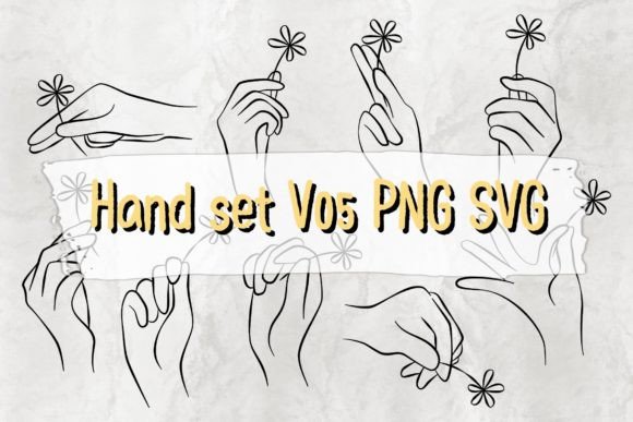 Review: Hand Set Element V05 PNG SVG for Embroidery
