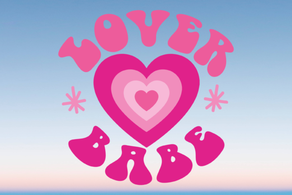 Review: Lover Babe Retro Valentines Heart Svg