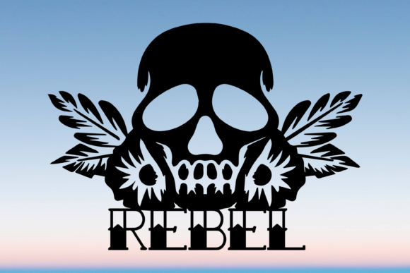 Review: Rebel Skull Halloween Goth Svg for Embroidery
