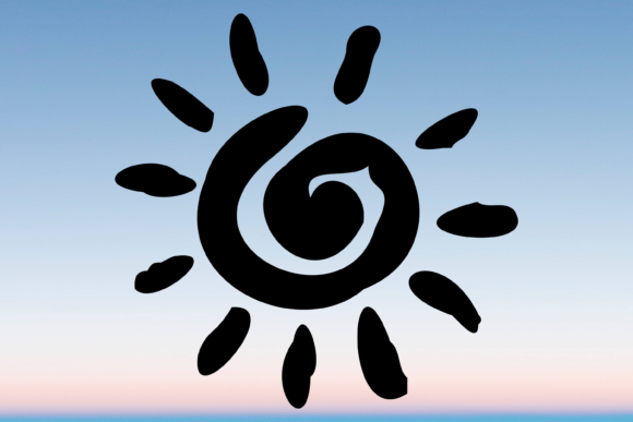 Reviewing the Hand Drawn Spiral Sun SVG for Embroidery