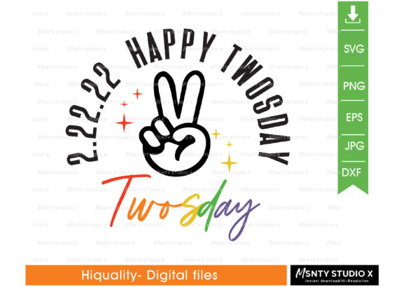Reviewing the Happy Twosday 2-22-22 SVG for Stitchers